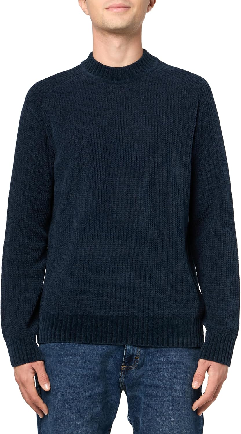 

BOSS мужской свитер из ребристого вельветового хлопка, Night