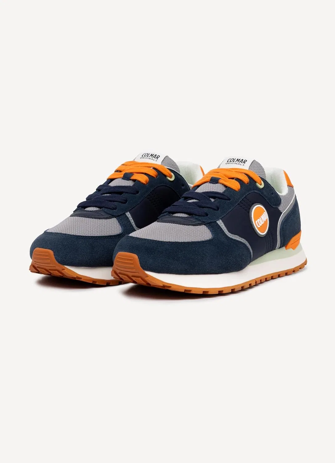 Кроссовки Colmar Unisex Travis Block Zapatillas, Navy Grey Orange — фото 2