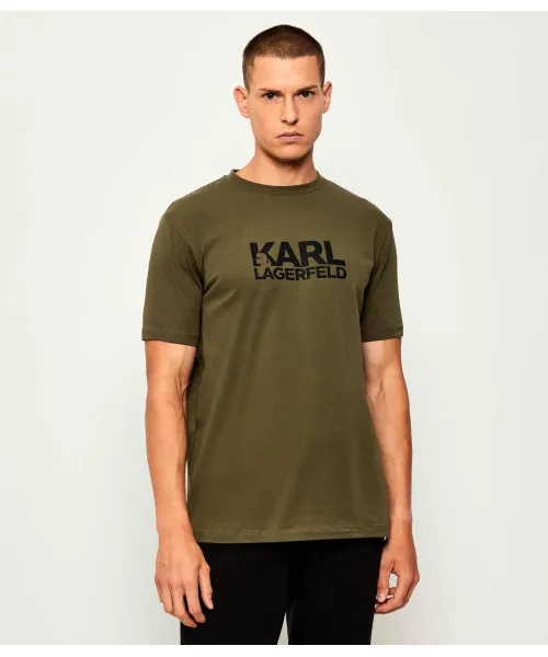 

Футболка Regular fit Karl Lagerfeld, зеленый