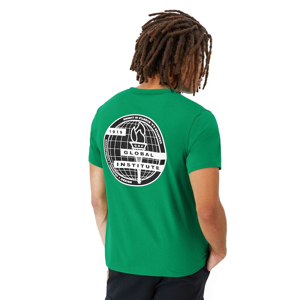 

Мужская футболка Champion Classic с рисунком, цвет Fresh Green Leaf