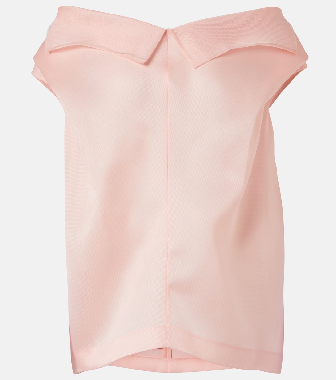 

Шелковый топ Газар Selly Khaite, Soft Pink