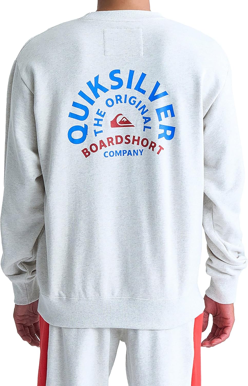 

Мужская толстовка свободного кроя с круглым вырезом QUIKSILVER, Серебристый, Мужская толстовка свободного кроя с круглым вырезом QUIKSILVER