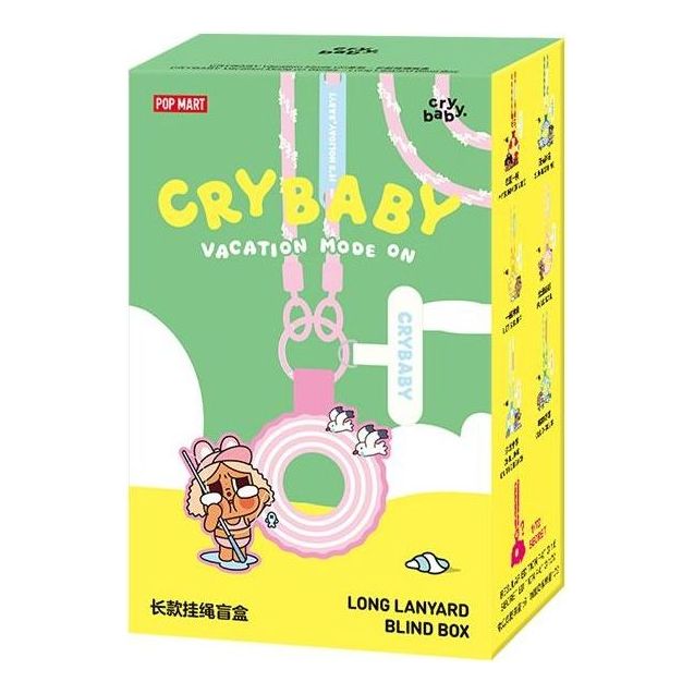 

Фигурка Pop Mart CRYBABY Vacation Mode On Series Long Lanyard Seal Case (1 Blind box)