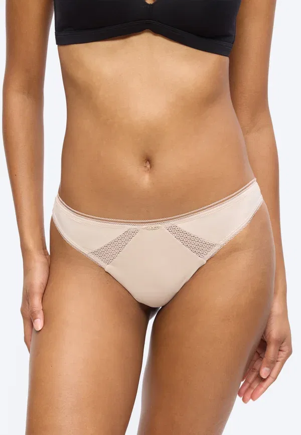 Трусы Boss, модель b.pure thong, светло-бежевый — фото 3