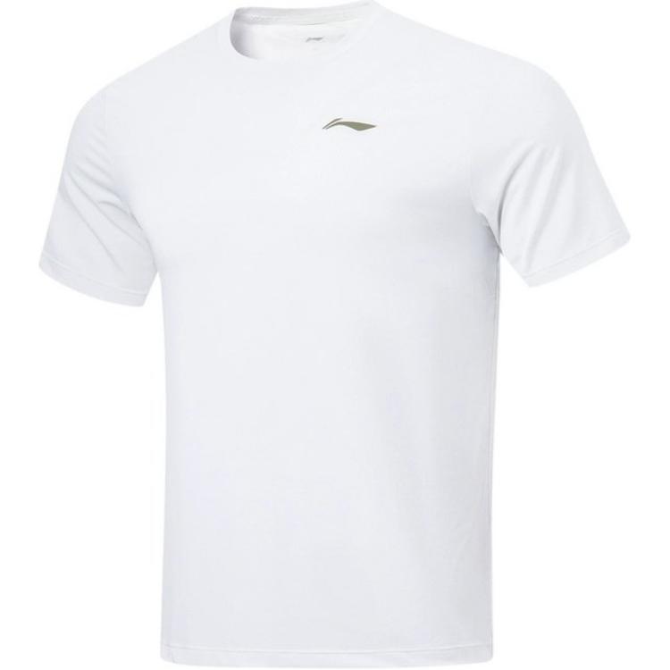 

LINING Футболка Fitness Series мужская стандартная белая, Белый, LINING Футболка Fitness Series мужская стандартная белая