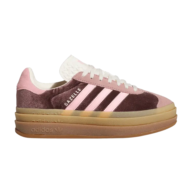 

Кроссовки adidas Wmns Gazelle Bold Shadow Brown Glow Pink Velvet, розовый