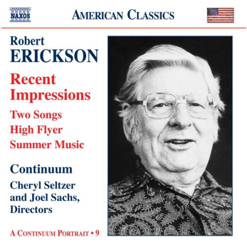 

CD диск Erickson / Continuum / Seltzer / Sachs: Orchestral Chamber & Vocal Music