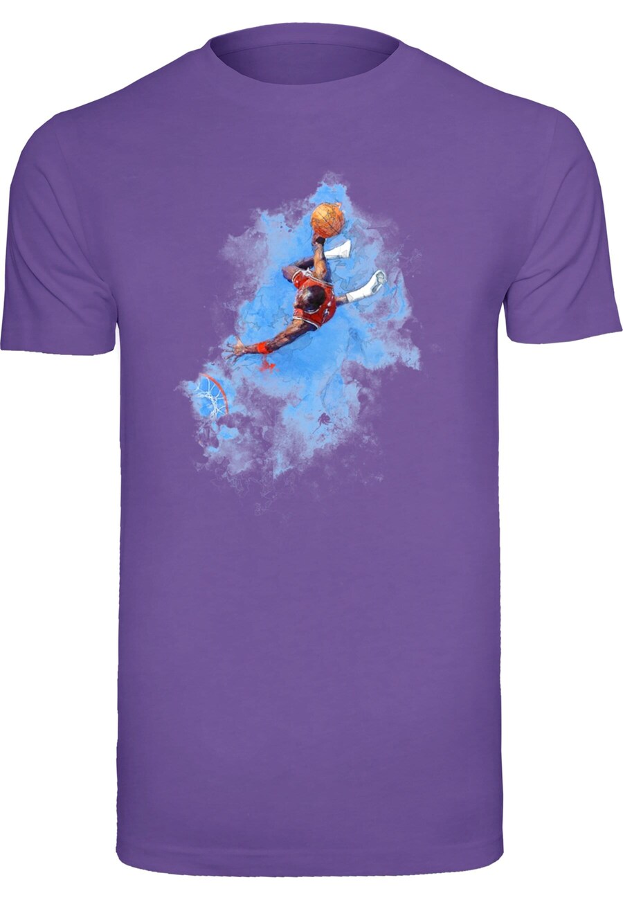

Рубашка Mister Tee Basketball Clouds, фиолетовый