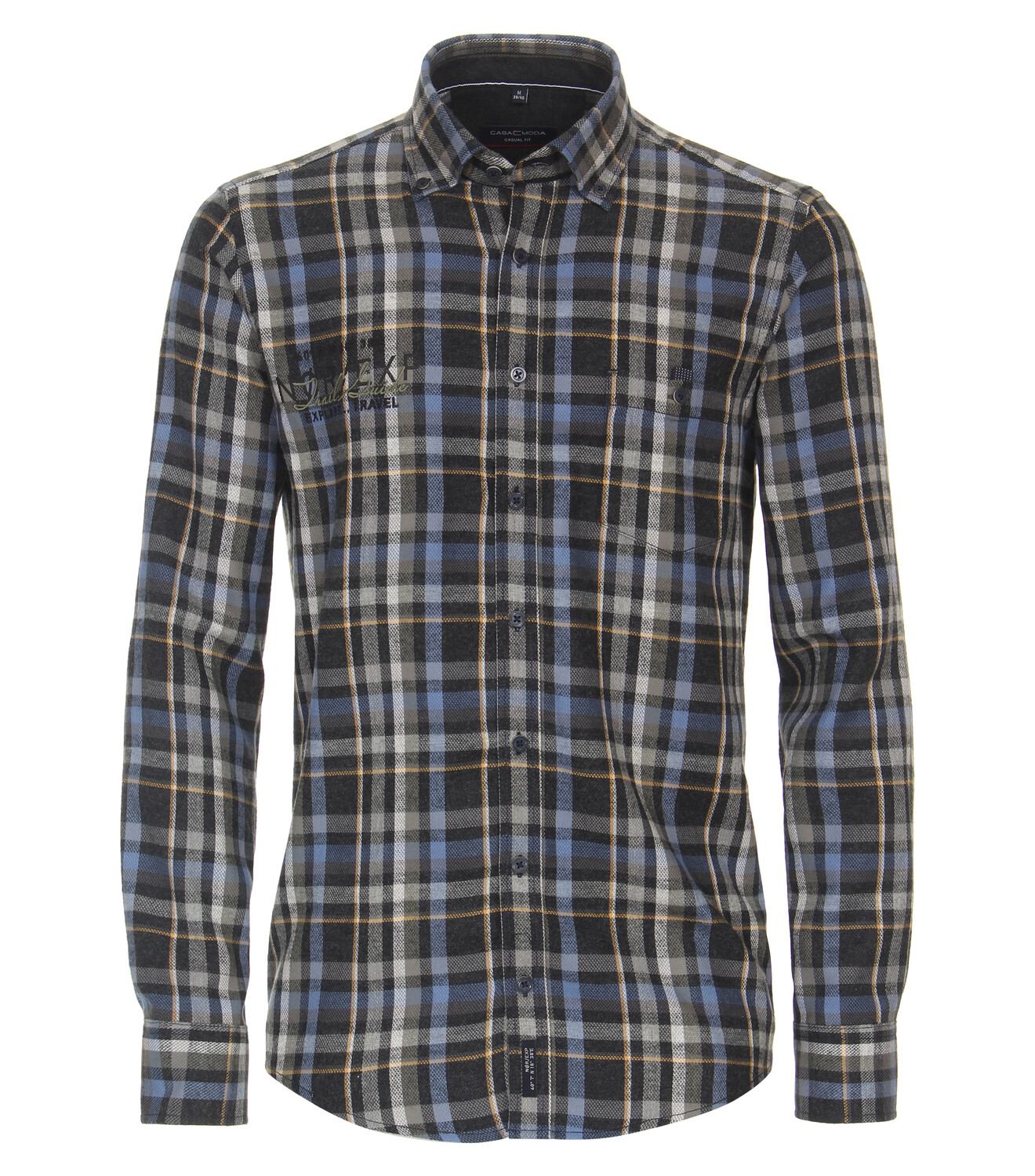 

Рубашка CASAMODA Freizeit, темно серый