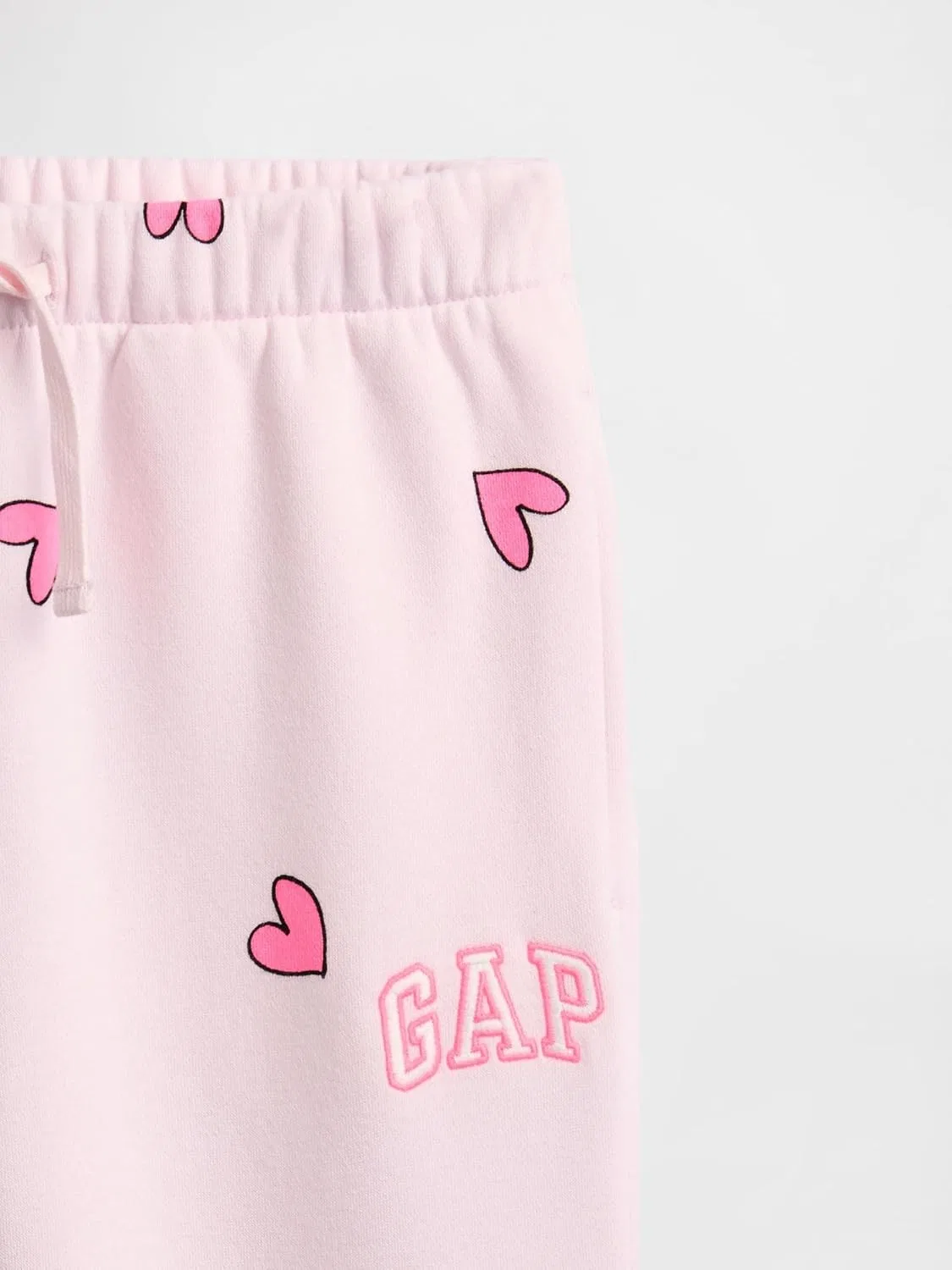 Спортивные брюки Gap Girls' Heritage Jogger, Light Pink Heart — фото 3
