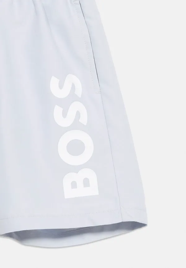Детские и подростковые плавки-шорты Boss Kidswear, Pale Blue — фото 4