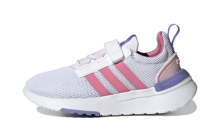 

Кроссовки детские Racer TR21 PS Low-top белые/розовые/фиолетовые Adidas Neo