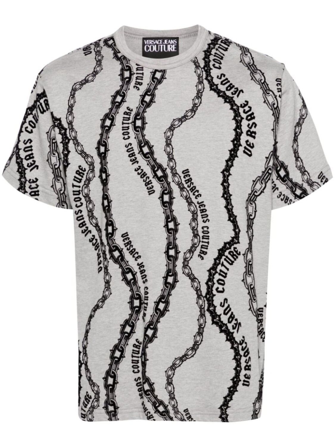 

Versace Jeans Couture футболка с принтом, серый