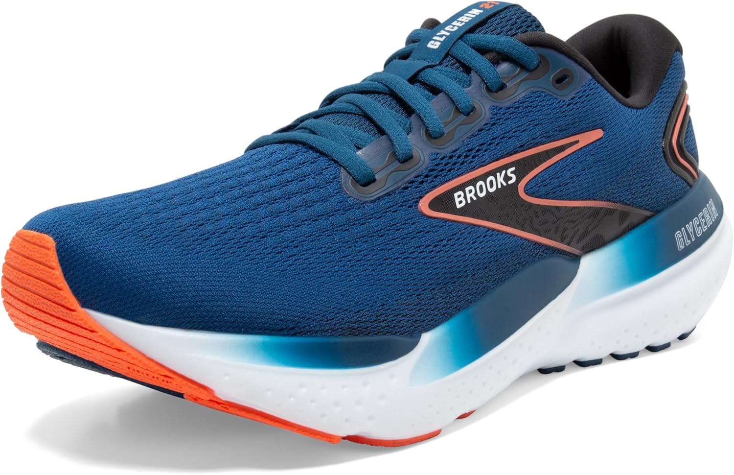 

Мужские кроссовки Brooks Glycerin 21 Neutral для бега, черный/голубой