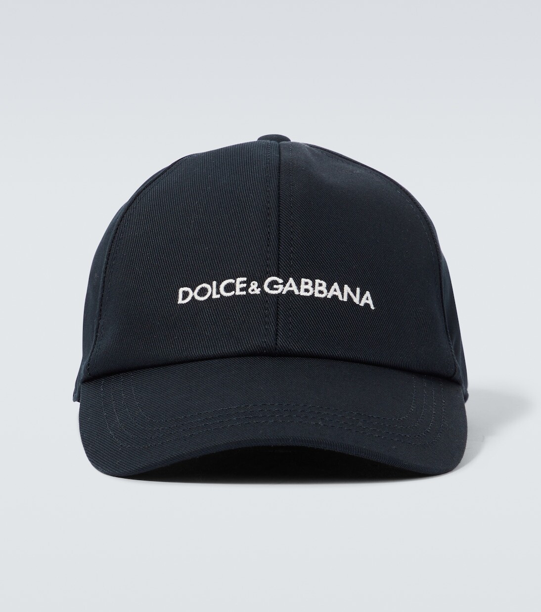

Хлопковая бейсболка с логотипом Dolce&Gabbana, синий