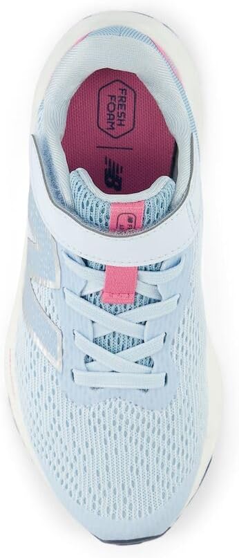 Кроссовки для бега New Balance Girls' Fresh Foam Arishi V4, синий/розовый — фото 4