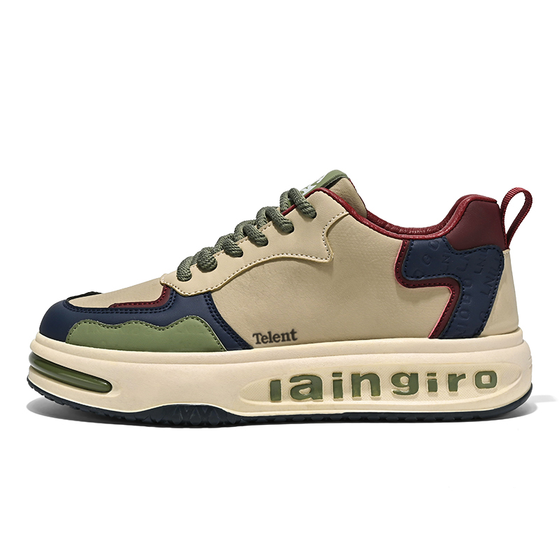 

TELENT Амортизирующие противоскользящие мужские низкие кеды Casual - Khaki, цвет Khaki
