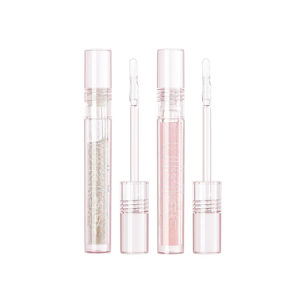 

Звездный замороженный дробленый лед блеск для губ масло и помада глянцевый легко растушевывается натуральный глянцевый блеск для губ 2мл*2 UKISS