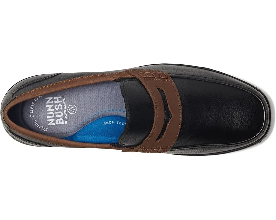 Лоферы Nunn Bush Luca Moccasin Toe Penny Loafer Lightweight Comfortable Slip-On, Black — фото 2