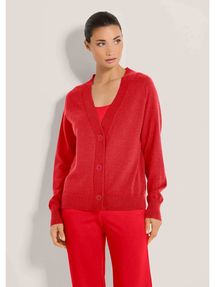 

MADELEINE Короткий кардиган красного цвета