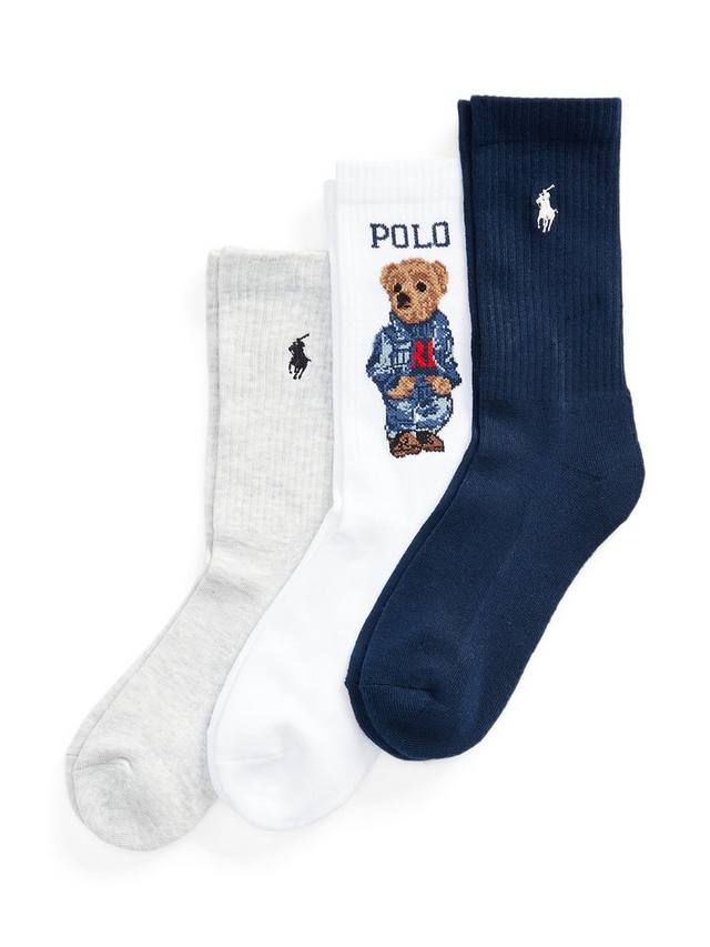 

Носки Polo Bear Ralph Lauren, Pack of 3