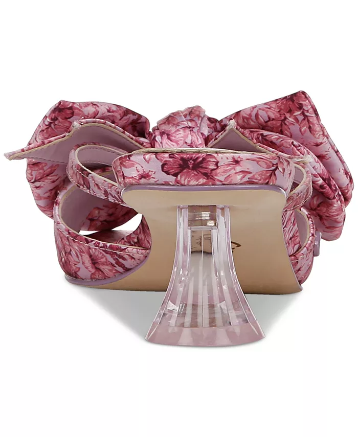 Женские босоножки на низком каблуке Natalina Bow с бантом Circus NY by Sam Edelman, розовый — фото 3