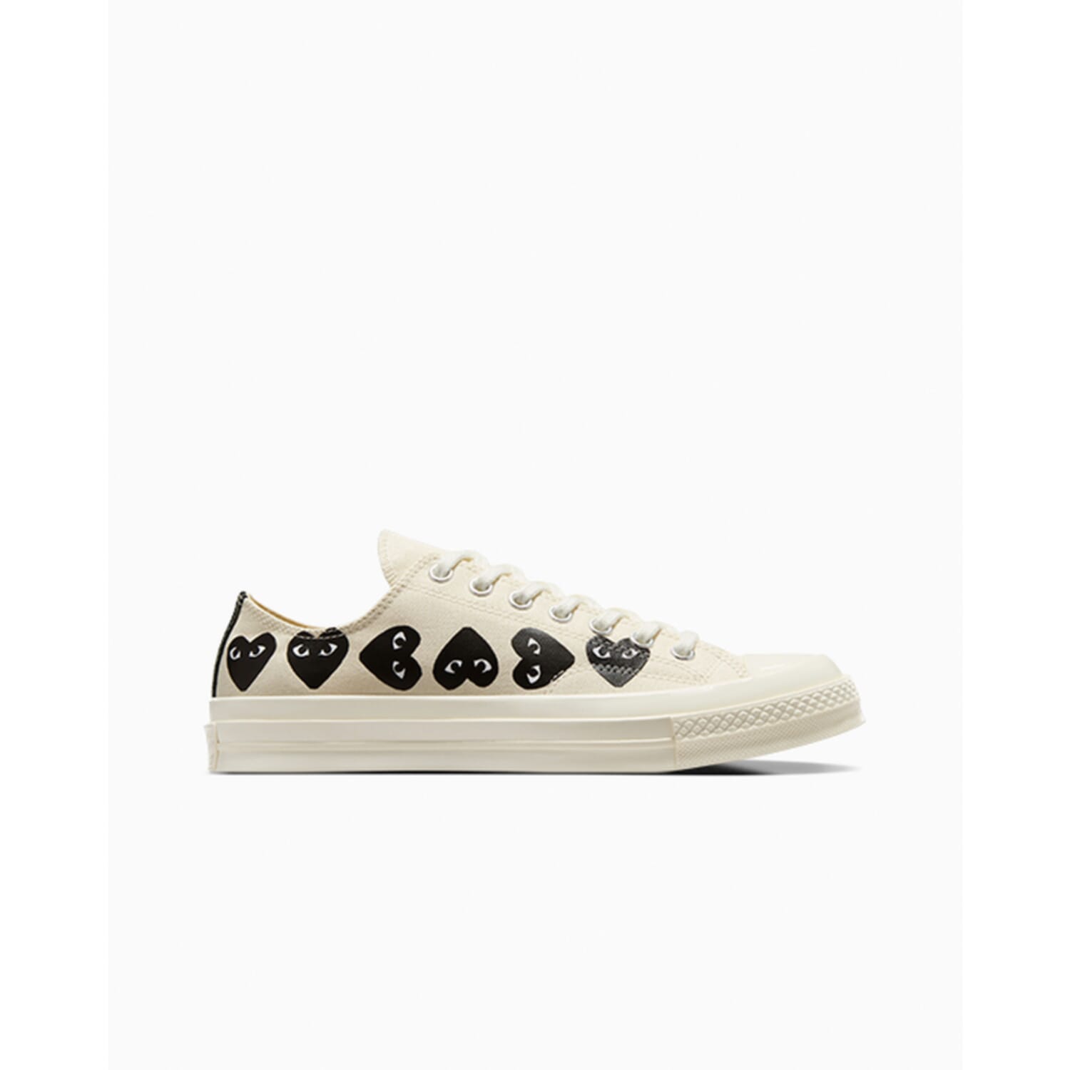 

Converse Chuck 70 CDG OX молочный/черный-Egret A08150C мужские кеды