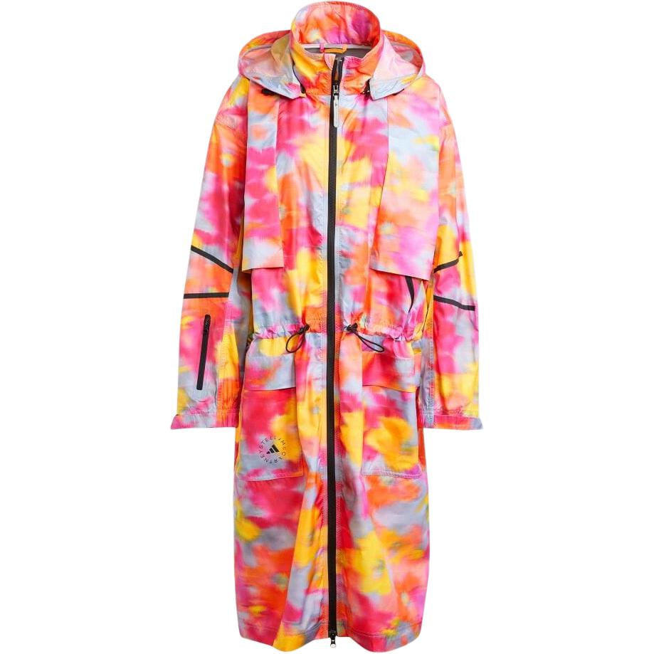 

С AdiClub от Stella McCartney. Длинная парка с принтом Adidas, Active Gold/Touch Yellow