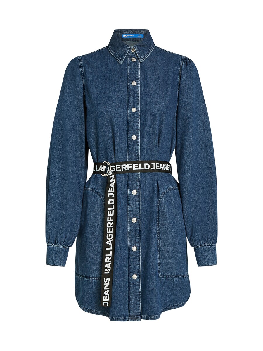 

Платье-рубашка KARL LAGERFELD JEANS, синий деним