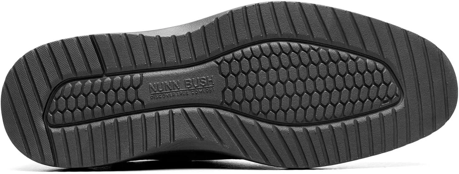 Мужские кроссовки Nunn Bush Gates Cap Toe Casual Dress Sneaker Lightweight Shoe Oxford, Black — фото 3