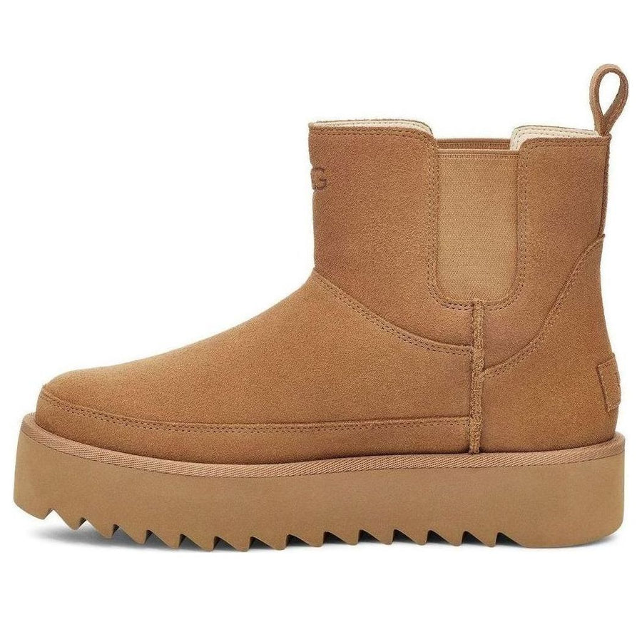 Кроссовки (WMNS) UGG Classic Chelsea Platform Mini Boot 'Chestnut', желто-коричневый