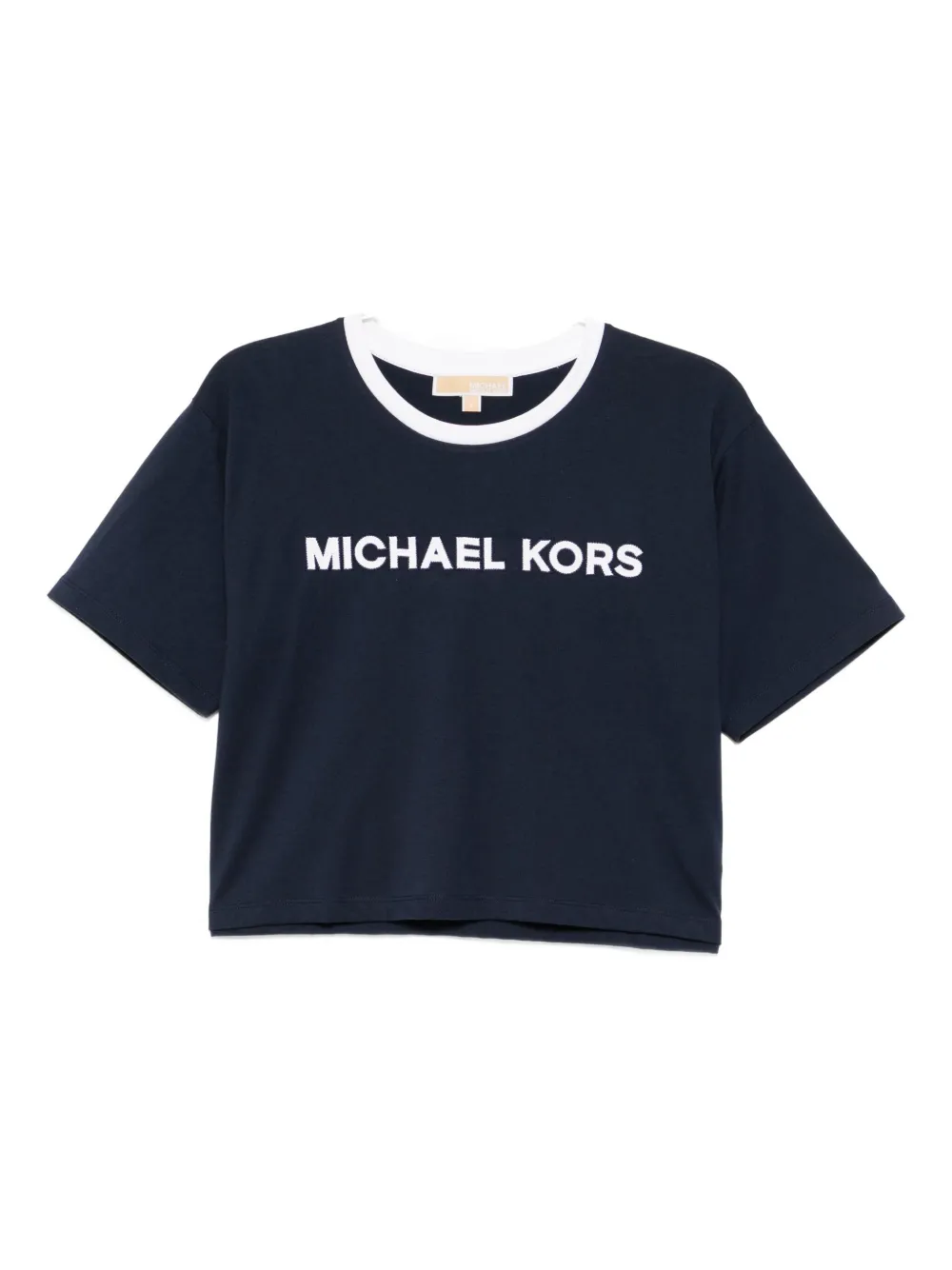 

Футболка с вышитым логотипом MICHAEL KORS, синий
