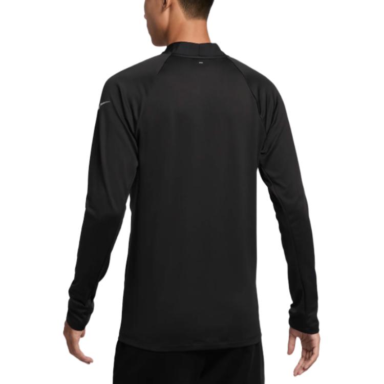 Nike Therma FIT Тренировочная футболка Strike для мужчин, черный — фото 3