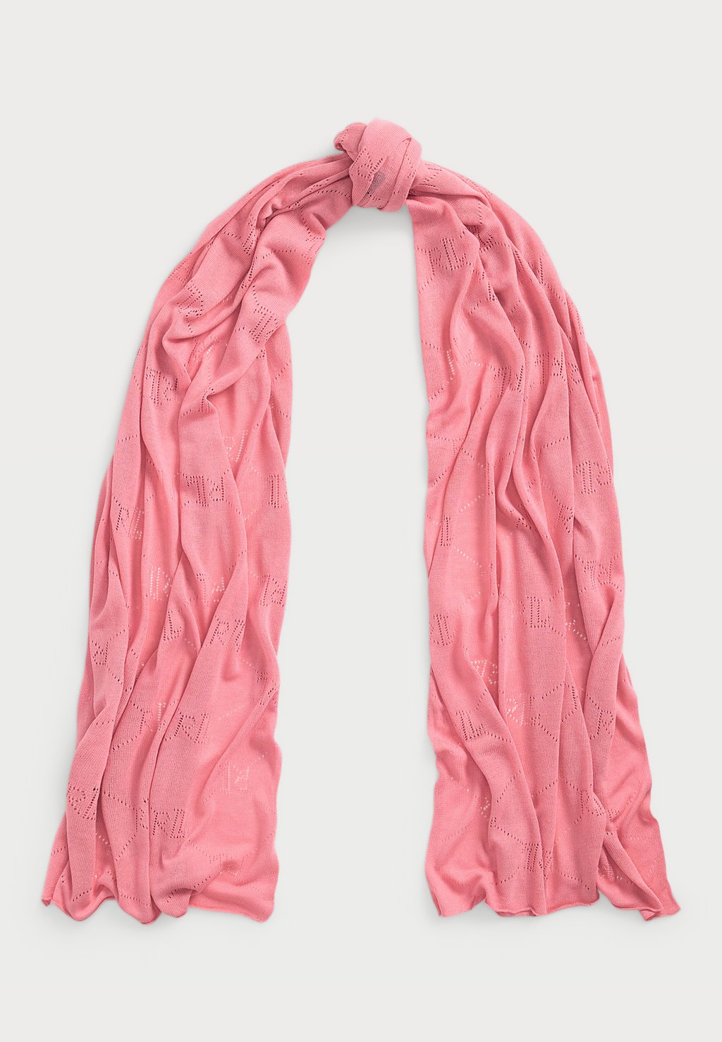 

Шарф POINTELLE LOGO WRAP SCARF Lauren Ralph Lauren, фуксия