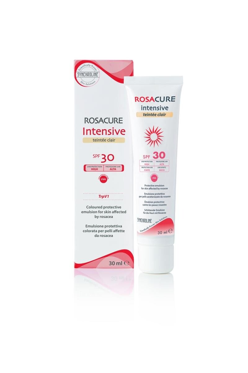 

Synchroline, Rosacure Intensiv teintee clair, красящая эмульсия SPF30, 30мл