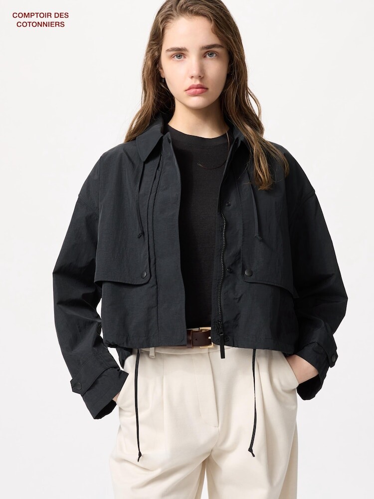 

Короткая парка Uniqlo, цвет 09 черный