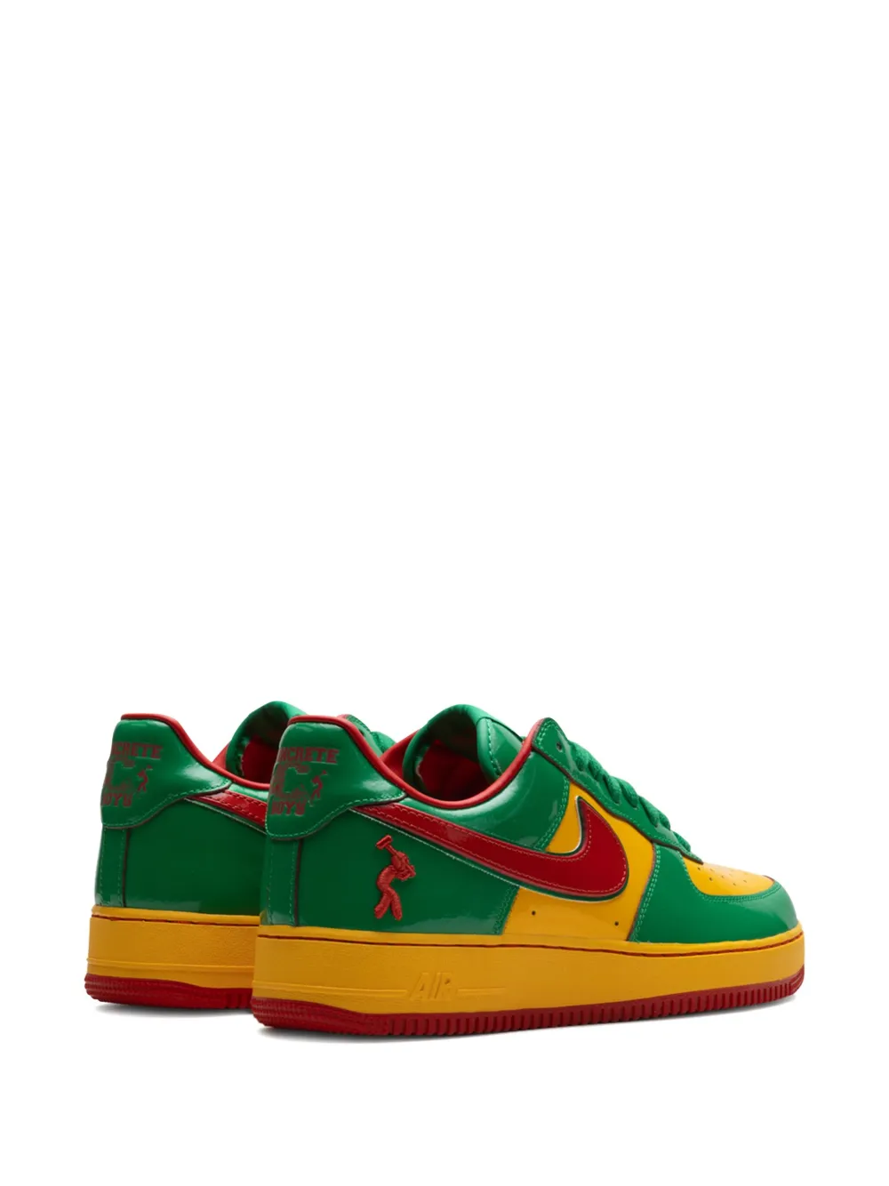 Кроссовки Air Force 1 Low Lucky Green/Mystic Red из коллаборации с Lil Yachty Concrete Boys Nike, зеленый — фото 3