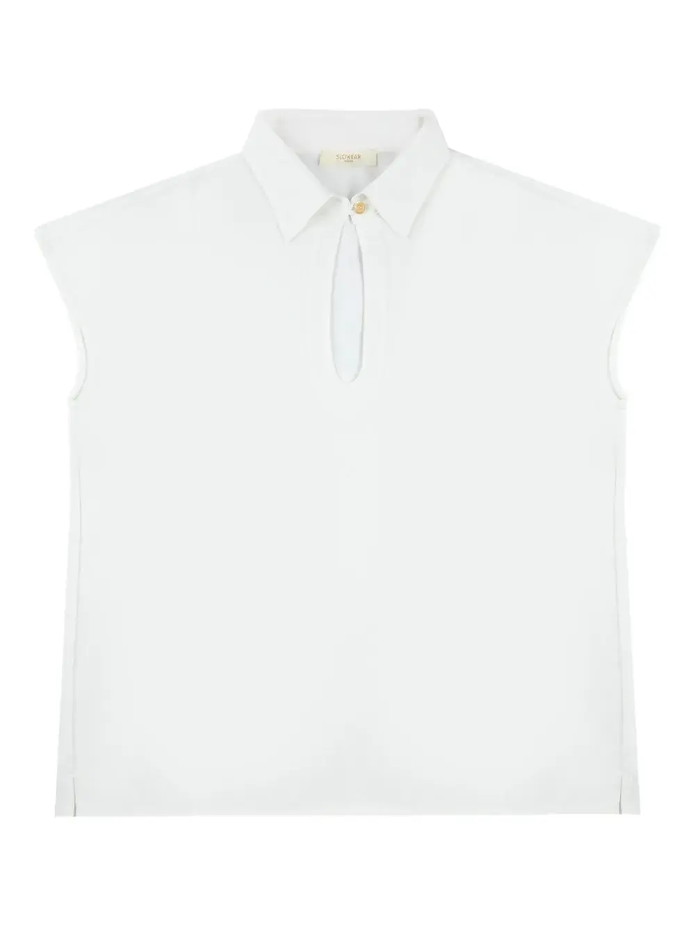 

Блузка с вырезом Zanone, белый