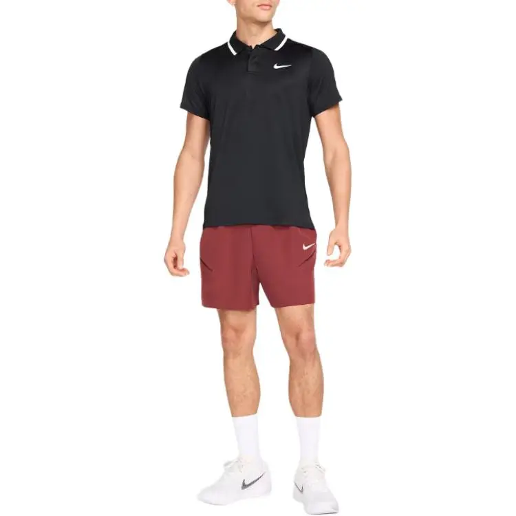 Мужские теннисные шорты Court Slam Dri FIT Nike, красный — фото 4