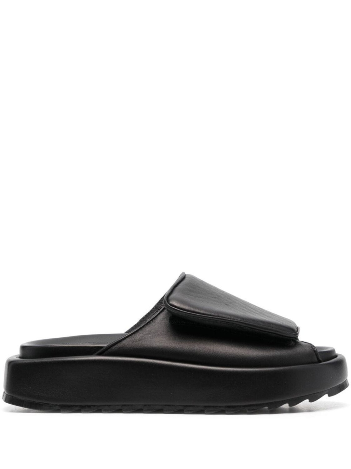 

GIABORGHINI Gia touch-strap fastening slides, черный