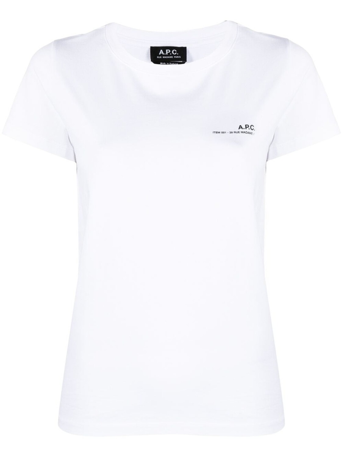 

A.P.C. футболка с логотипом, белый