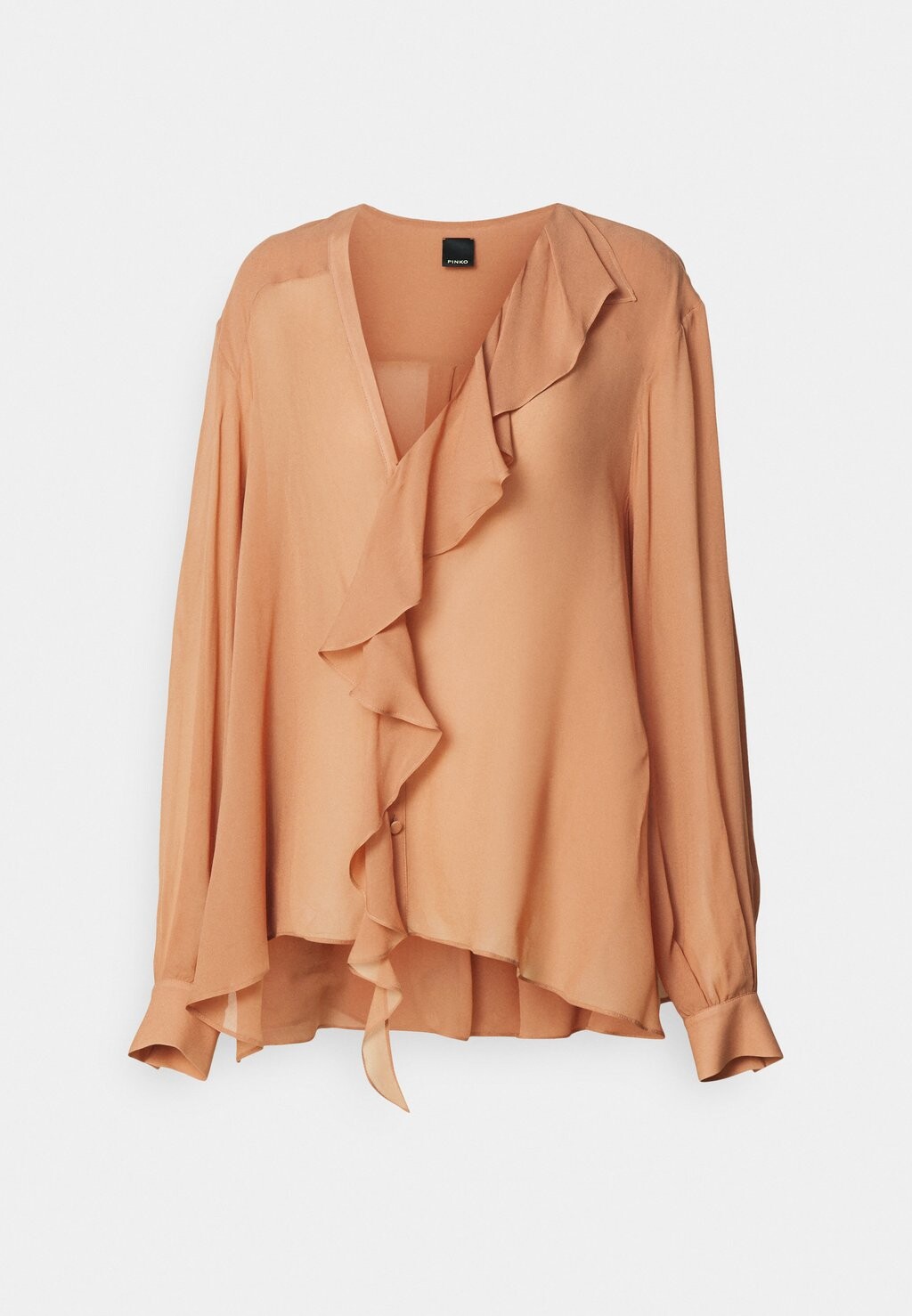 

Блузка Prosecco Blusa Pinko, коричневая