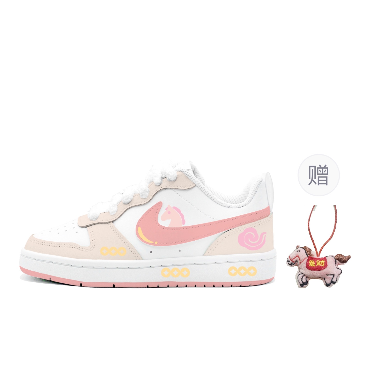 

Детские скейтбордистские кроссовки Court Borough, унисекс Nike, розовый