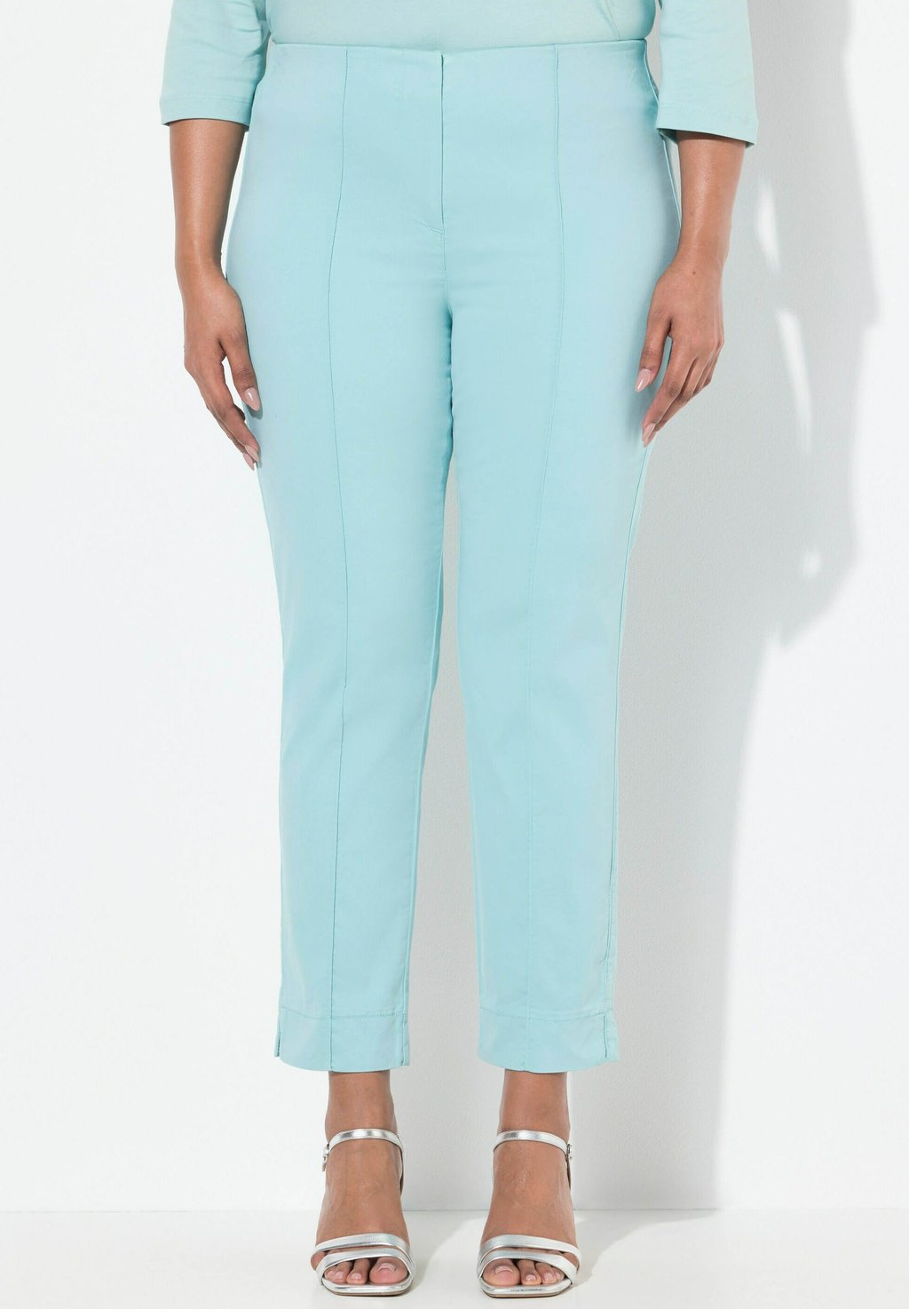 

Чиносы ELASTIC WAISTBAND Ulla Popken, бирюзовый
