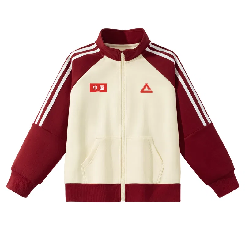 Детская куртка PEAK Cherry Red с цветными вставками