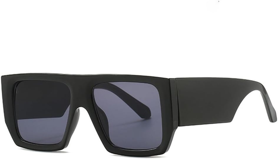 

Большие солнцезащитные очки для женщин в стиле ретро с широкими дужками, черные, с защитой от УФ-излучения UV400, модные солнцезащитные очки для мужчин, SUN3713 Generic, C1blackgrey