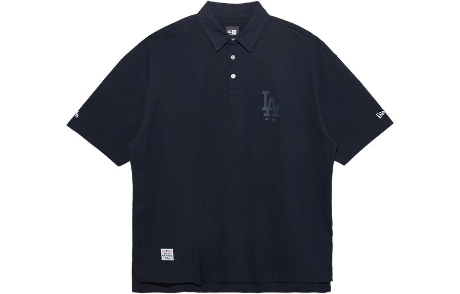 

Мужская поло темно-синего цвета New Era, темно-синий