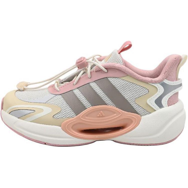

Детские кроссовки Galaxy с низким верхом, устойчивые к истиранию Adidas, серый/розовый