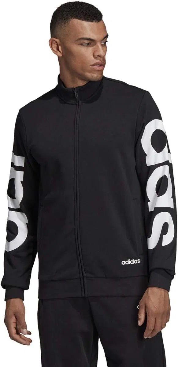 Мужская спортивная куртка adidas Athletics Essentials с тремя полосками из трикотажа — фото 3