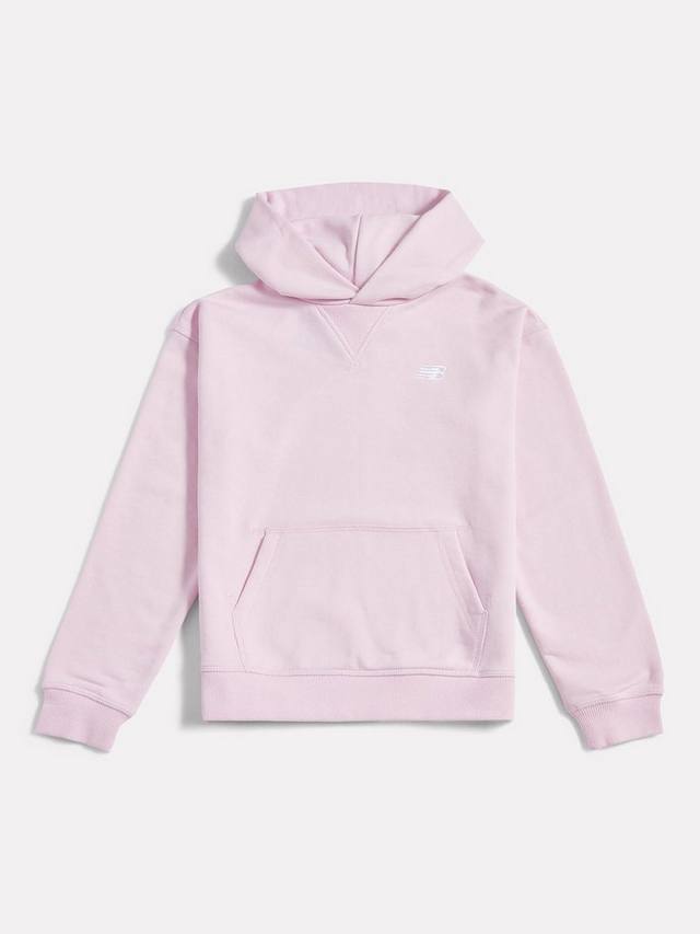 

Детская худи свободного кроя из хлопковой смеси New Balance, Light Raspberry